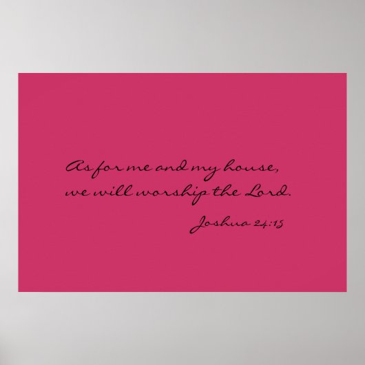 House Prayer Poster (Voorkant)