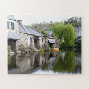 House Reflections on Water Brittany France Legpuzzel