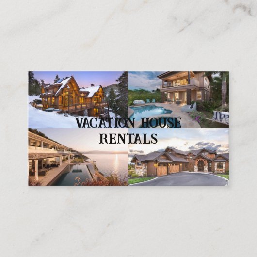 House Rental Visitekaartje (Voorkant)