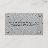 House Repair Logo | Schroeven van staal en metalen Visitekaartje (Achterkant)