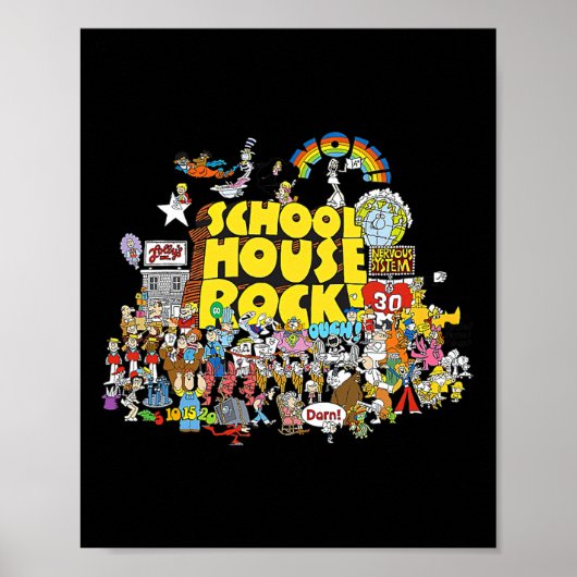 House Rock School Geanimeerde Tekententoonstelling Poster (Voorkant)