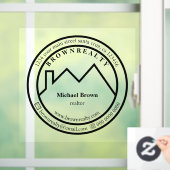 House Roof Real Estate Agent Architecture business Raamsticker (Huis)