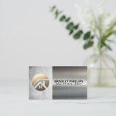 House Roof Sun Shine Logo | Metaal Visitekaartje (Staand voorkant)