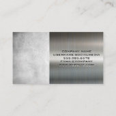 House Roof Sun Shine Logo | Metaal Visitekaartje (Achterkant)