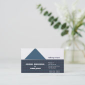 House Roof Top Triangular Home Odd Jobs Visitekaartje (Staand voorkant)