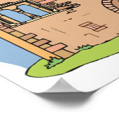 House Ruins Crumbling Building Poster (Hoek)