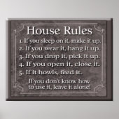 House Rules — Art Print (Voorkant)