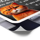 HOUSE RULES beroemd gemaakt door The Cat Influence Poster (Hoek)