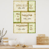 House Rules Poster (Keuken)