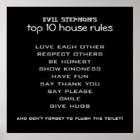 House Rules Poster