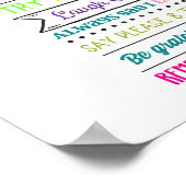 House Rules with Family Name Poster (Hoek)