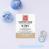 House Sale Logo, Realtor, Estate Agent Adverteren Flyer (Enkel)