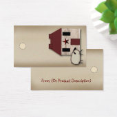 House & Sheep Hang Label Visitekaartje (Bureau)