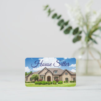 House sitter Visitekaartje