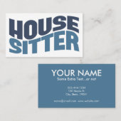 House Sitter Visitekaartjes (Voorkant / Achterkant)