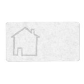 House Sketch. Gray. Etiket (Voorkant)