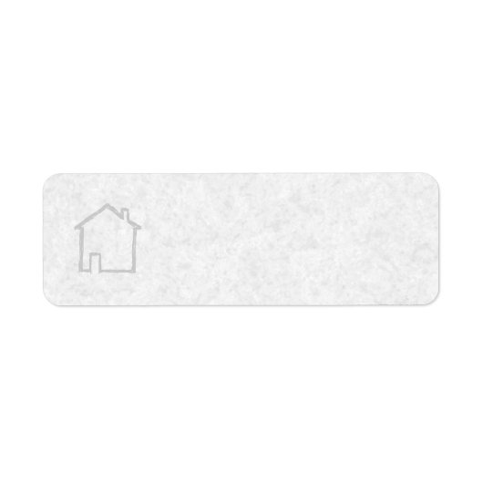 House Sketch. Gray. Etiket (Voorkant)