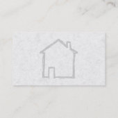 House Sketch. Grijs. Visitekaartje (Achterkant)
