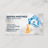 House Soap Bubbles | Reinigingsnevel Visitekaartje (Voorkant)