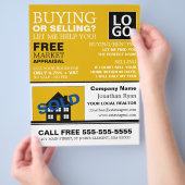 House Sold, Realtor, Estate Agent Adverteren Flyer (Hand)