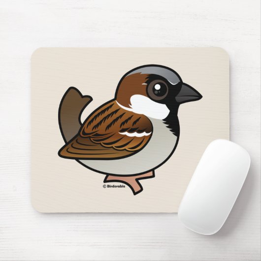 House Sparrow Muismat (Met muis)