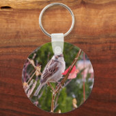 House Sparrow Sleutelhanger (Voorkant)