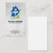 House Squeegee Logo | Reinigingsdiensten Visitekaartje (Voorkant / Achterkant)