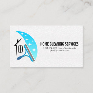 House Squeegee Sparkle Logo   schoonmaakster Visitekaartje