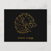 House Stark Icon Briefkaart (Voorkant)