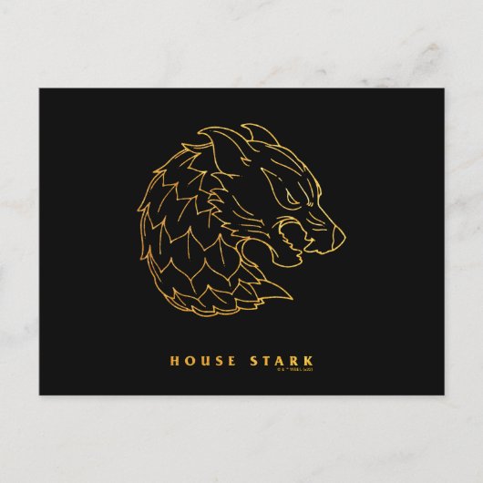 House Stark Icon Briefkaart (Voorkant)