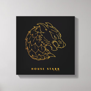 House Stark Icon Canvas Afdruk