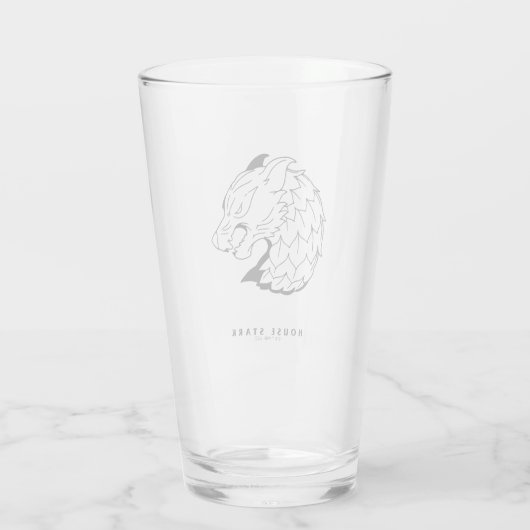 House Stark Icon Glas (Achterkant)