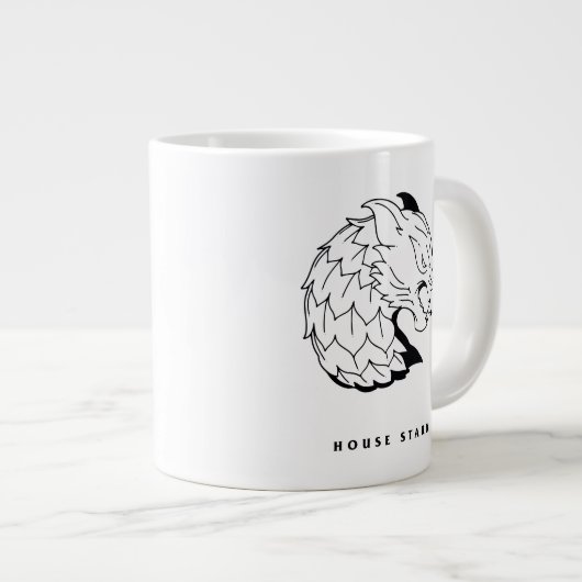 House Stark Icon Grote Koffiekop (Voorkant rechts)