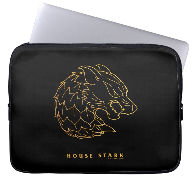 House Stark Icon Laptop Sleeve (Voorkant)