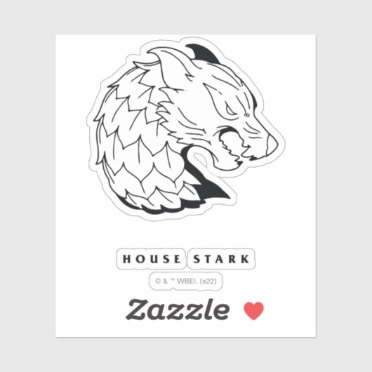 House Stark Icon Sticker (Vel)