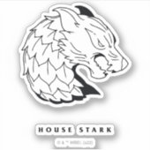 House Stark Icon Sticker (Voorkant)