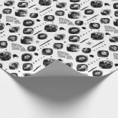 House Stark Icons & Portraits Pattern Cadeaupapier (Hoek)