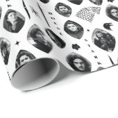 House Stark Icons & Portraits Pattern Cadeaupapier (Rol Hoek)