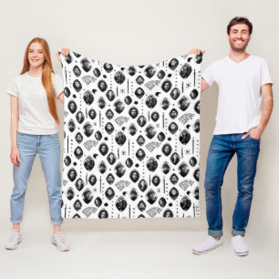 House Stark Icons & Portraits Pattern Fleece Deken