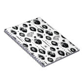 House Stark Icons & Portraits Pattern Notitieboek (Rechterzijde)