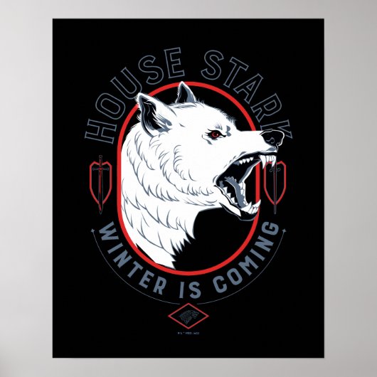 House Stark - Winter Is Coming Poster (Voorkant)