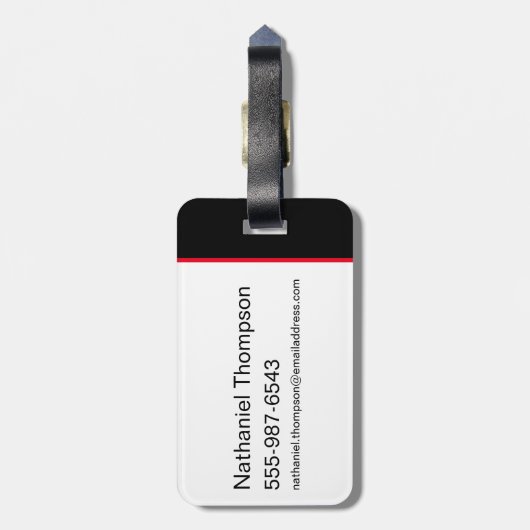 House Stark - Winter komt eraan Bagagelabel (Achterkant verticaal)