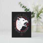 House Stark - Winter komt eraan Briefkaart (Staand voorkant)