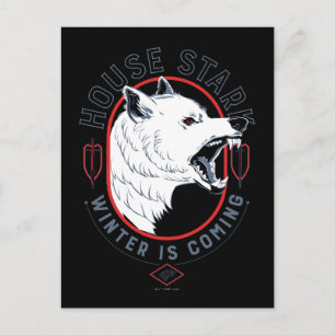 House Stark - Winter komt eraan Briefkaart