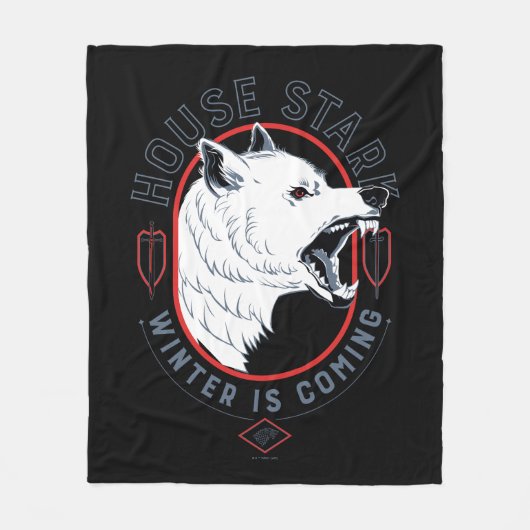 House Stark - Winter komt eraan Fleece Deken (Voorkant)