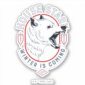 House Stark - Winter komt eraan Sticker (Voorkant)