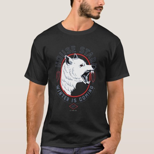 House Stark - Winter komt eraan T-shirt (Voorkant)