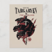 House Targaryen - Fire & Blood Briefkaart (Voorkant)