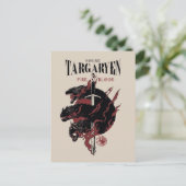 House Targaryen - Fire & Blood Briefkaart (Staand voorkant)