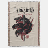 House Targaryen - Fire & Blood Deken (Voorkant Verticaal)